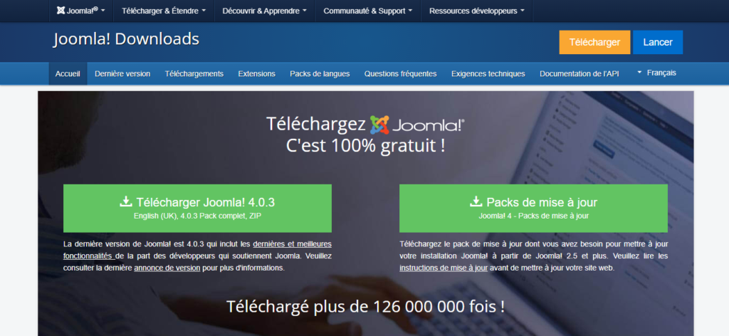 joomla popularité blog