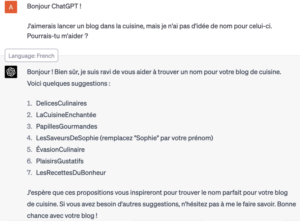conv chatgpt idees nom de blog